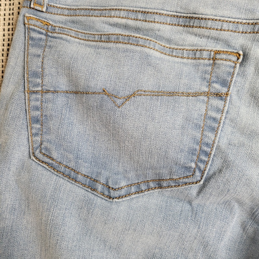 Diesel Jeans Skinzee‎ Womens 29x32 Super Slim Skinny High Waist Light Wash - Picture 6 of 11